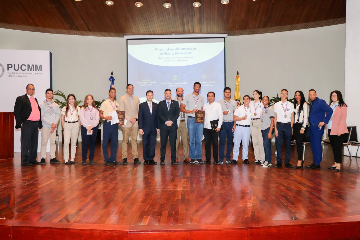 PUCMM sede de la primera Olimpiada Dominicana Interescolar de Historia Dominicana