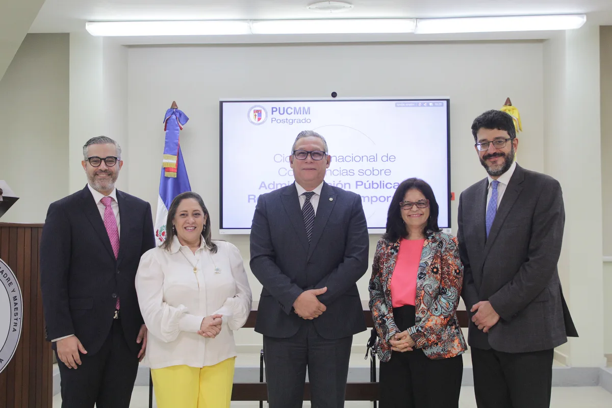PUCMM inicia ciclo internacional de conferencias sobre administración pública y regulación contemporánea