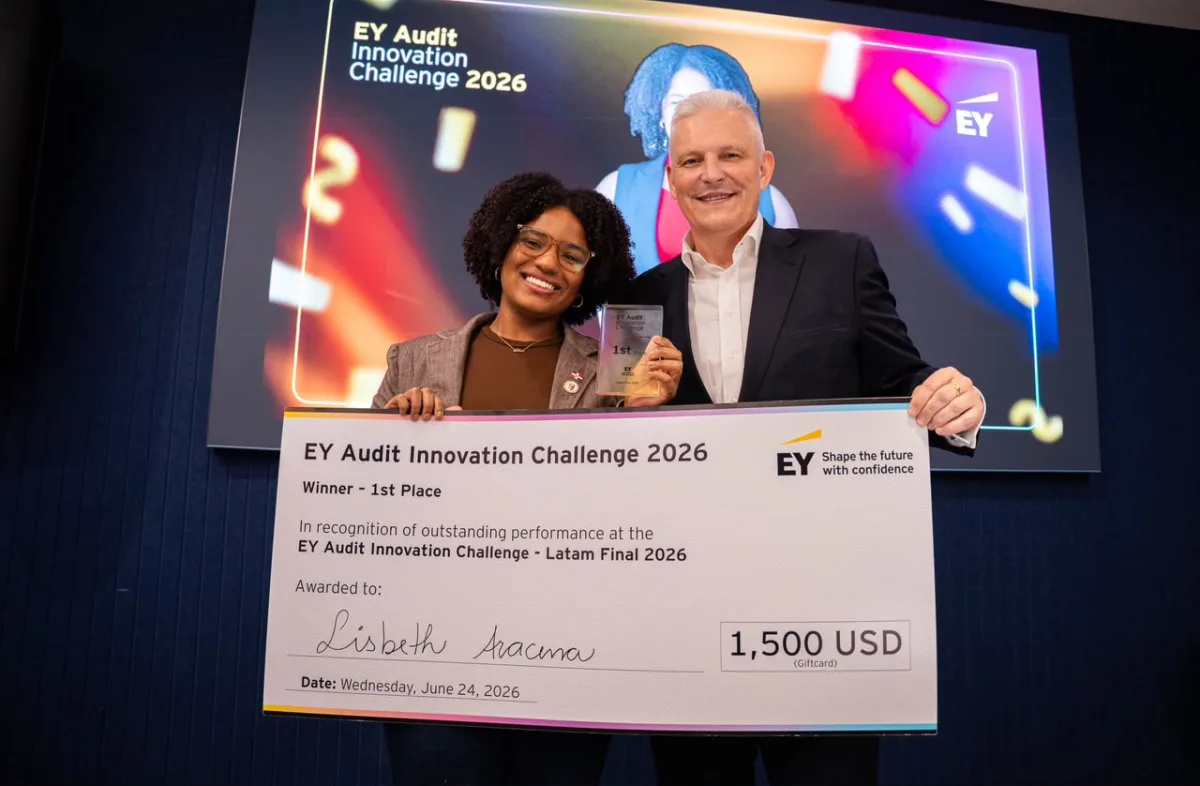 Estudiante de PUCMM logra primer lugar en la EY Audit Innovation Challenge de Latinoamérica 2026